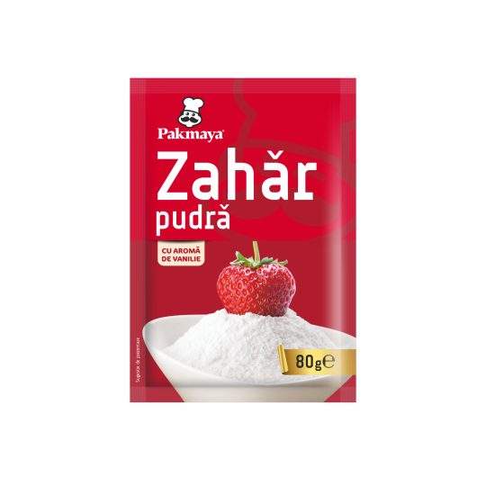 Zahăr pudră cu aromă de vanilie 80g